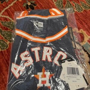 New Era Blue and Orange Tank Top Vibrant and Comfortable